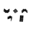 Deltaco HDMI-ARACCX5 kabeļu spraudņu pāreja HDMI Type-A Melns