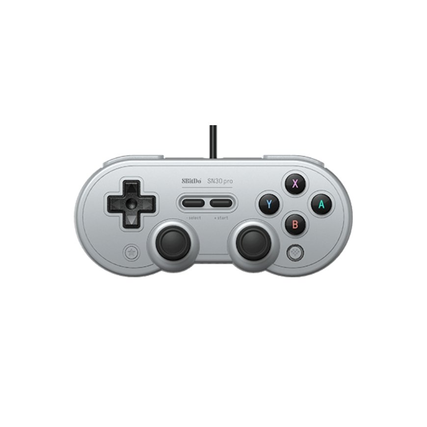 8Bitdo SN30 Pro USB Harmaa Pad-ohjain Nintendo Switch, PC