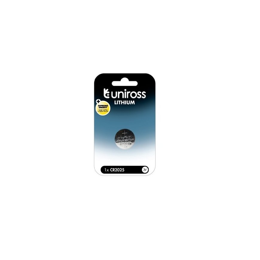 Uniross U0215275 baterija Vienreizējas lietošanas baterija CR2025 Litijs
