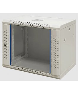 Deltaco 19-W6409V телекоммуникационная стойка 9U Монтируемая на стену стойка Белый