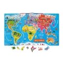 JANOD Magnetic World Map Puzzle English Version Магнитный пазл 92 шт Карты JANOD Magnetic World Map Puzzle English Version Магнитный пазл 92 шт Карты