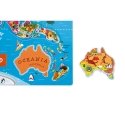 JANOD Magnetic World Map Puzzle English Version Magnētiskā puzle 92 pcs Kartes JANOD Magnetic World Map Puzzle English Version Magnētiskā puzle 92 pcs Kartes
