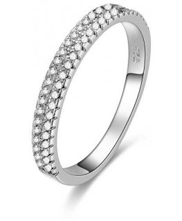 Beneto Silver sormus zirkoneilla AGG337