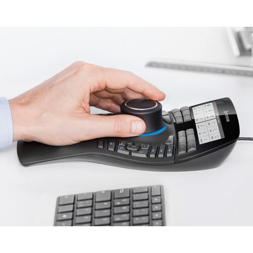 3Dconnexion SpaceMouse Enterprise Kit 2 mouse Office Ambidextrous RF Wireless + USB Type-A 6DoF – 5