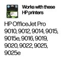 HP 963XL alkuperäinen riittoisa magenta mustepatruuna