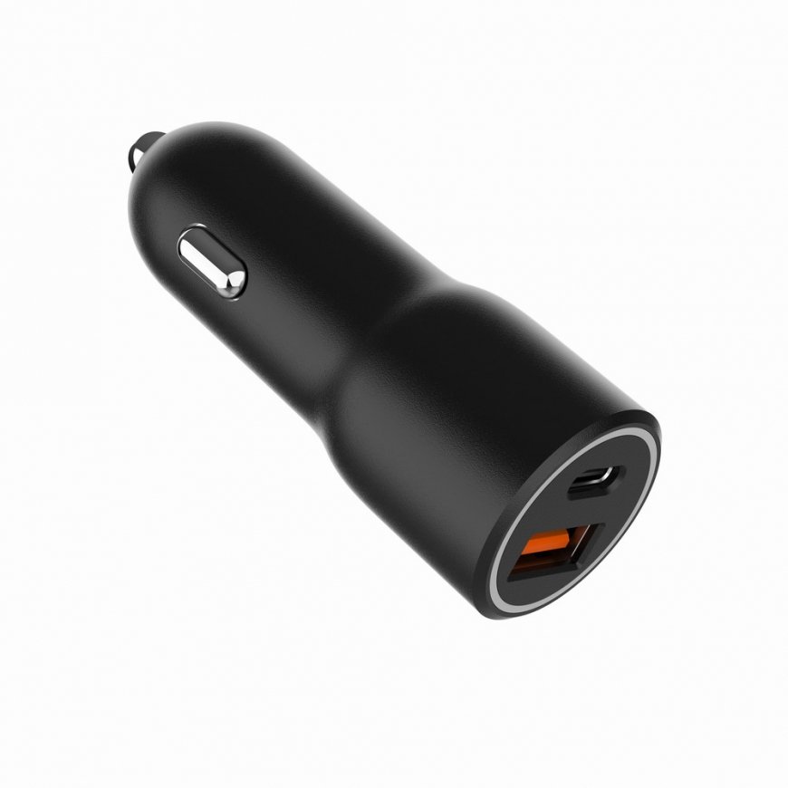 Gembird TA-UC-AC2PDQC38-CAR-01 mobiililaitteen laturi Universaali musta Tupakansytytin Pikalataus Au – 2