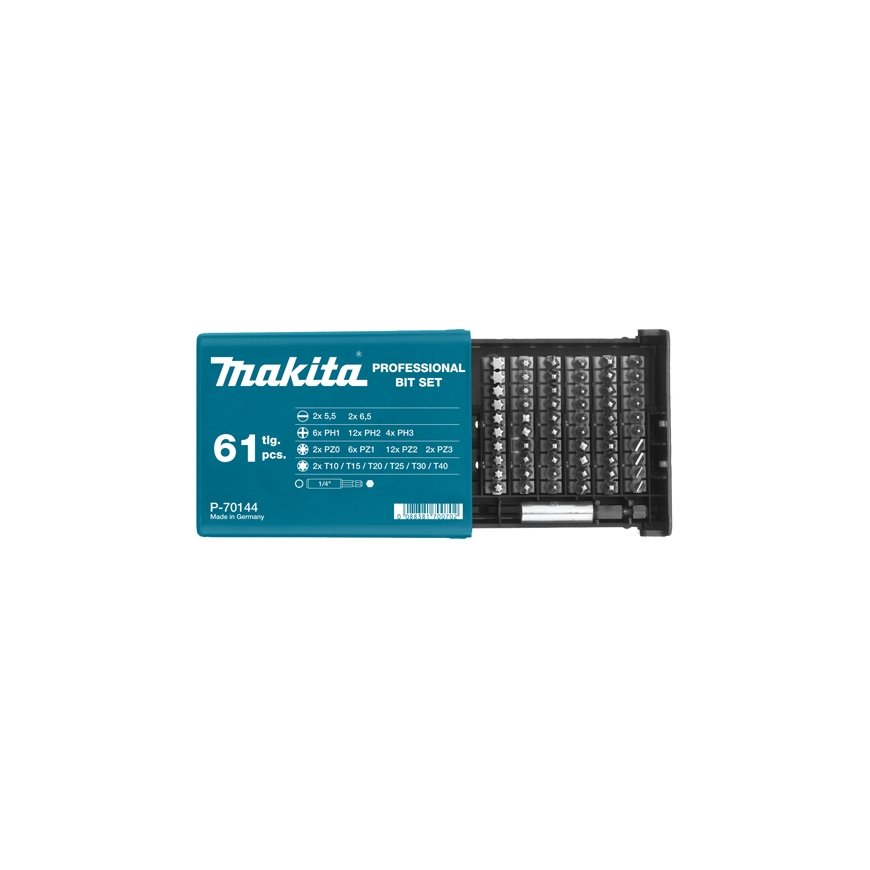 Makita P-70144 бита для отверток 61 шт