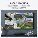 Reolink NVS16-8MB8 - 4K Security System, 16-Channel NVR, 24/7 Recording, Person/Vehicle/Animal Detec Reolink NVS16-8MB8 - 4K Security System, 16-Channel NVR, 24/7 Recording, Person/Vehicle/Animal Detec