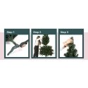 Artificial Christmas tree DecoKing LENA, 150 cm, with stand