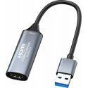 PremiumCord HDMI -kaappaus/kaappari videon/äänen tallentamiseen tietokoneeseen USB3.0:lla