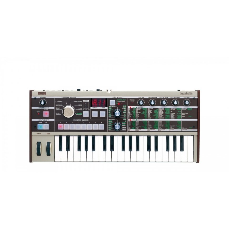 Korg microKORG Analoginis sintezatorius 37 Pilka