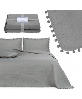 AmeliaHome Bedspread CHARCOAL 240x260