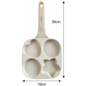 4 in 1 MARBLE FRYING PAN FOR PANCAKES, EGGS, CREPES KLAUSBERG KB-7809 BEIGE 4 in 1 MARBLE FRYING PAN FOR PANCAKES, EGGS, CREPES KLAUSBERG KB-7809 BEIGE