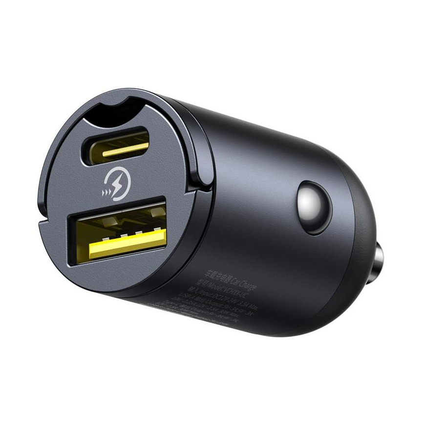 Baseus Tiny Star Mini Car Charger (U+C) 30W Cosmic black – 3