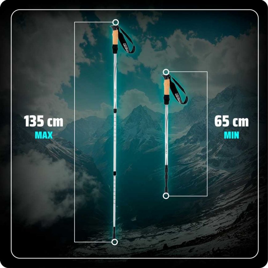 Trekingo lazdos NS-380 Neo-Sport – 4
