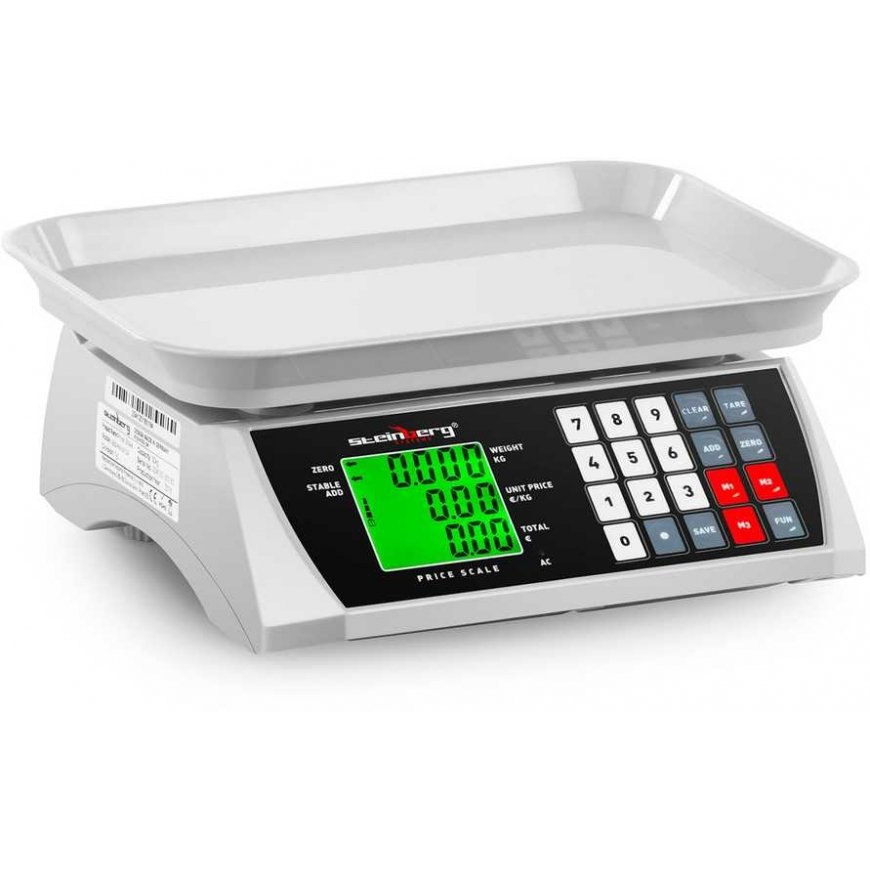 Kitchen Scales Steinberg Systems Counting Grocery Scale with Memory and Unit Counting Function SBS-PW-301CA 30kg / 1g