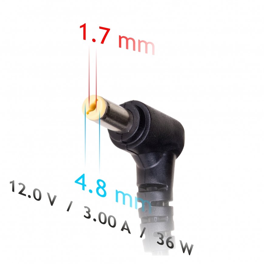 Akyga AK-ND-49 toiteadapter ja vaheldi Hoonesisene 36 W Must – 3