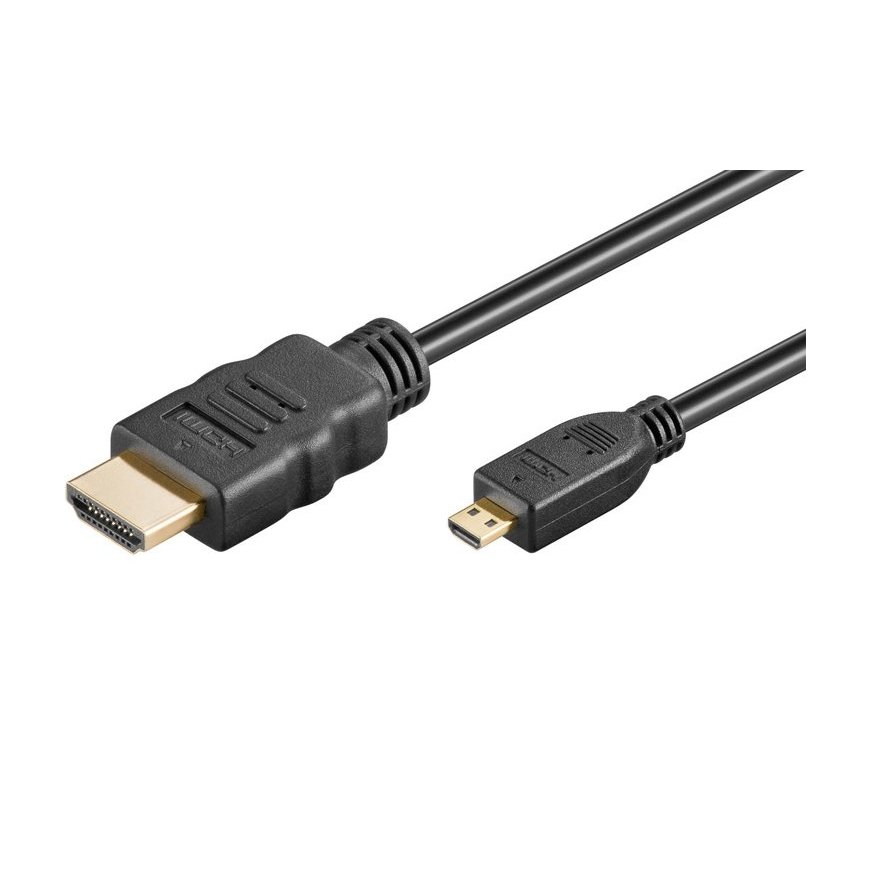 PremiumCord kphdmad5 HDMI-kaapeli 5 m HDMI-tyyppi A (vakio) HDMI-tyyppi D (mikro) musta