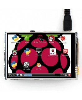 Waveshare Resistive Touch Screen for Raspberry Pi Microcomputer - LCD TFT 3.5" (A) 320x480px GPIO