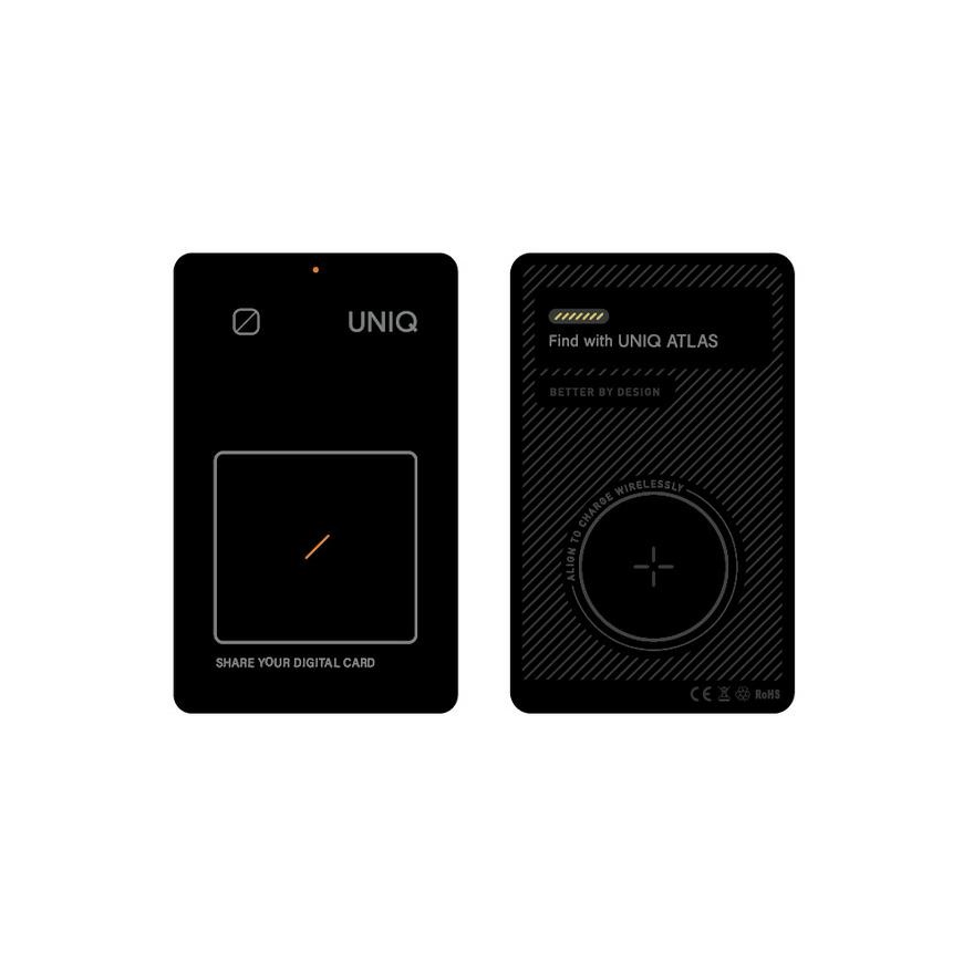 Case UNIQ Localizer NFC Atlasszary/graphite UNIQ-ATLASCARDTRK-GRAPHITE – 2