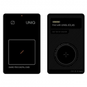 Dėklas UNIQ Lokalizator NFC Atlasszary/graphite UNIQ-ATLASCARDTRK-GRAPHITE