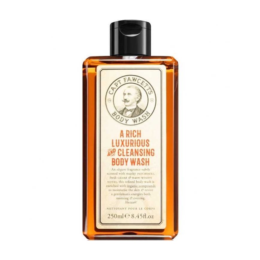 Captain Fawcett Luxurious & Cleansing Kūno prausiklis Dušo gelis vyrams, 250 ml – 2