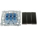 Ota yhteyttä Simoniin TRIPLE Switch TAUSTAVALOLLA DW31L.01/49-SIMON54 250 V 10 A Ota yhteyttä Simoniin TRIPLE Switch TAUSTAVALOLLA DW31L.01/49-SIMON54 250 V 10 A