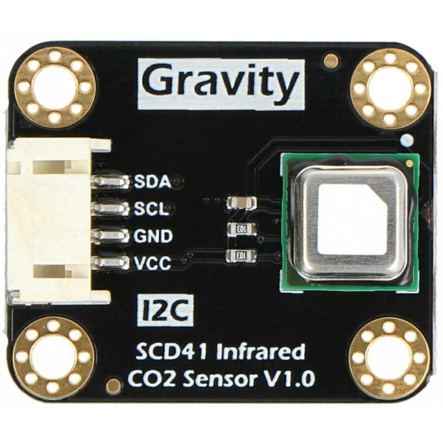 Painovoima - CO2-hiilidioksidianturi - SCD41 - IR - I2C - 400-5000 ppm - DFRobot SEN0536 – 2