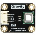 Gravity - CO2 carbon dioxide sensor - SCD41 - IR - I2C - 400-5000ppm - DFRobot SEN0536 Gravity - CO2 carbon dioxide sensor - SCD41 - IR - I2C - 400-5000ppm - DFRobot SEN0536