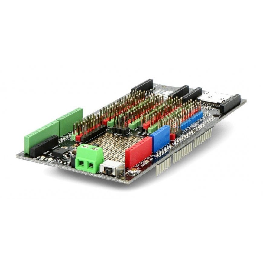 Gravity - I/O jutiklio priedėlis V2.4 - Arduino Mega I/O kaiščių išplėtimas - DFRobot DFR0165 – 5