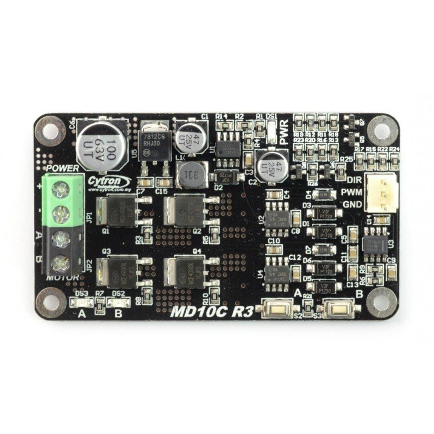 Cytron MD10C - vieno kanalo 30V/13A variklio valdiklis – 2
