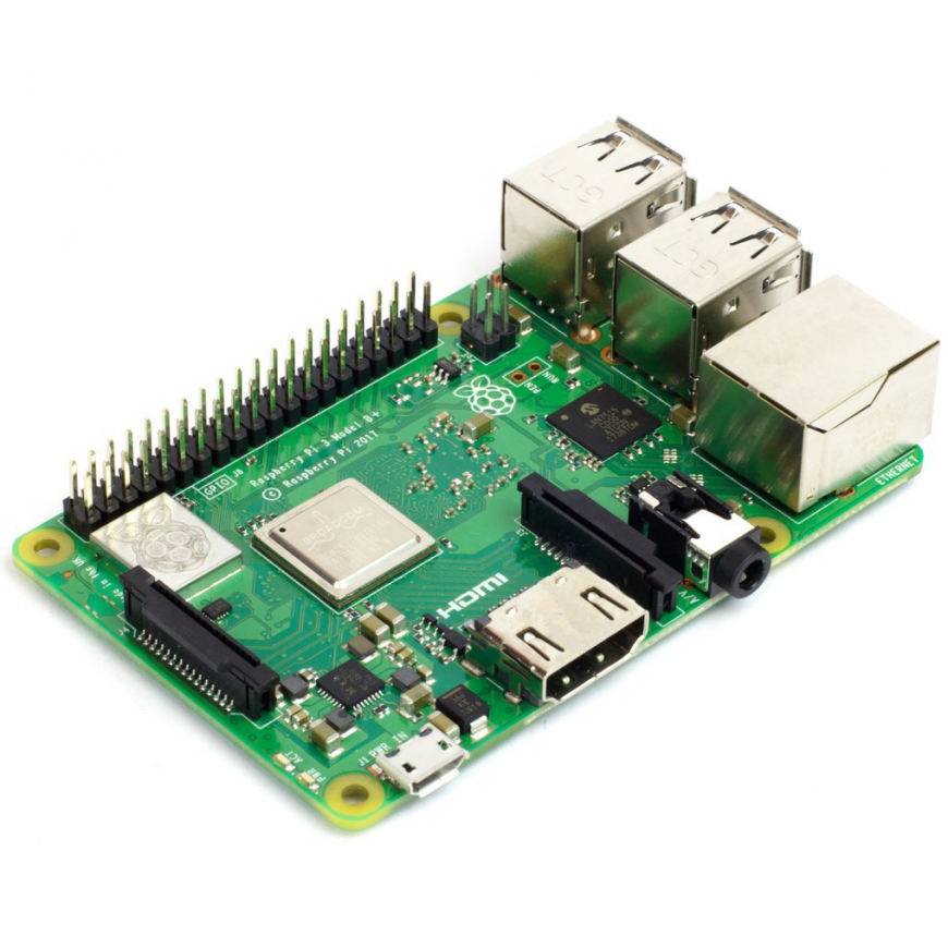Raspberry Pi 3 B+ WiFi Dviejų juostų Bluetooth 1GB RAM 1,4GHz