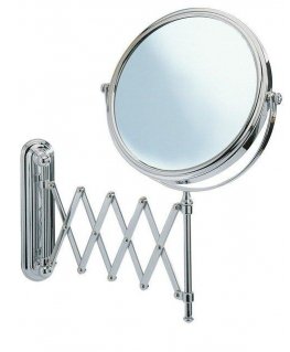 ARM DELUXE cosmetic mirror with telescopic arm, x5 magnification, WENKO