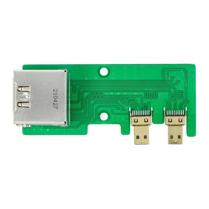 Plokštė su microHDMI - HDMI adapteris, skirtas Raspberry Pi 4B - Uctronics U6129 – 2