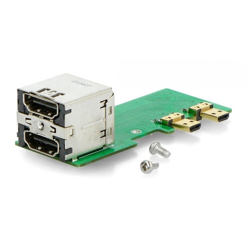 Plokštė su microHDMI - HDMI adapteris, skirtas Raspberry Pi 4B - Uctronics U6129 – 4