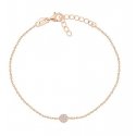 Brilio Silver Matching bronze bracelet made of silver with zircons BR38R Brilio Silver Matching bronze bracelet made of silver with zircons BR38R