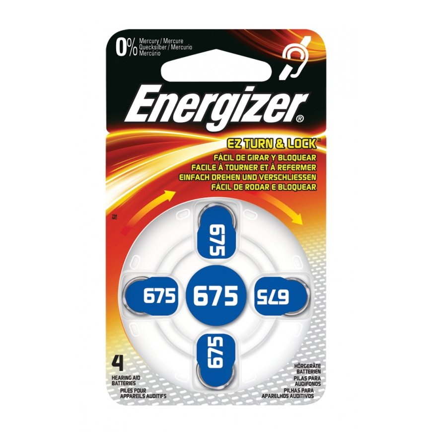 Energizer ENZINCAIR675-4 majapidamispatarei