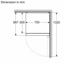 Bosch Serie 4 KGN497WDF jääkaappipakastin Vapaasti seisova 440 L D Valkoinen Bosch Serie 4 KGN497WDF jääkaappipakastin Vapaasti seisova 440 L D Valkoinen