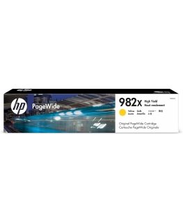 HP 982X, Оригинальный картридж PageWide увеличенной емкости, желтый