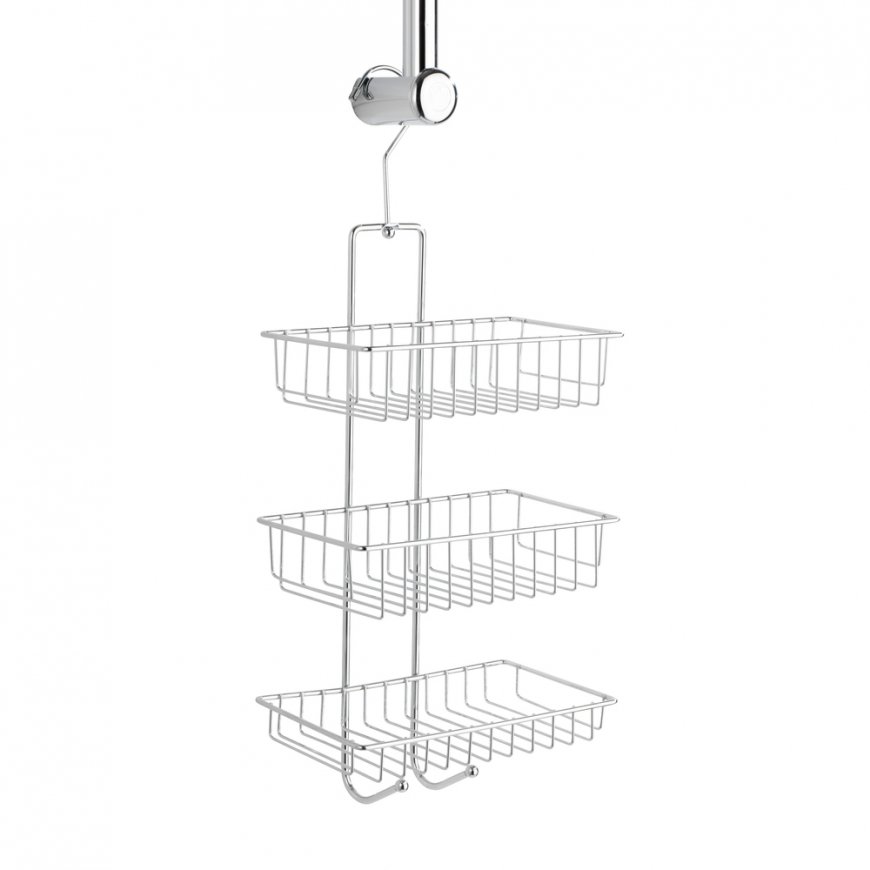 WENKO 15888100 vannas istabas sienas plaukts