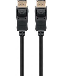 Goobay 61699 DisplayPort kabelis 5 m Melns