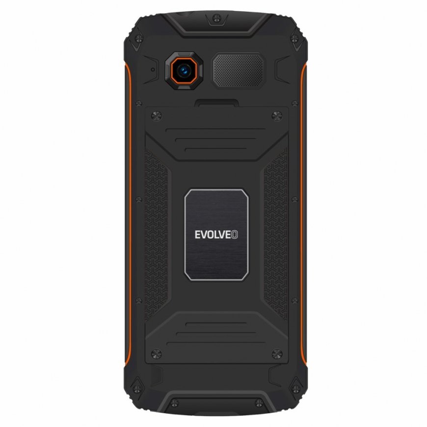 Evolveo StrongPhone SPZ6OG matkapuhelin 7,11 cm (2.8") 202 g musta, Oranssi – 2