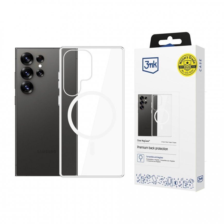 3MK Clear MagCase mobilo telefonu apvalks 17,3 cm (6.8") Aploksne Caurspīdīgs – 5
