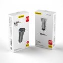 DUDAO Car Charger 45W PD+ QC5.0 1xUSB+1XType C Universāls Sudrabs Cigāru šķiltavas Ātrā uzlāde Auto DUDAO Car Charger 45W PD+ QC5.0 1xUSB+1XType C Universāls Sudrabs Cigāru šķiltavas Ātrā uzlāde Auto