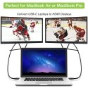 Techly IADAP USBC-HDMI2TY USB grafiskais adapteris 3840 x 2160 pikseļi Melns