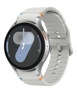 Samsung Galaxy Watch7 3,81 cm (1.5") AMOLED 44 mm Digitāls 480 x 480 pikseļi Skārienjūtīgais ekrāns 4G Sudrabs Wi-Fi GPS