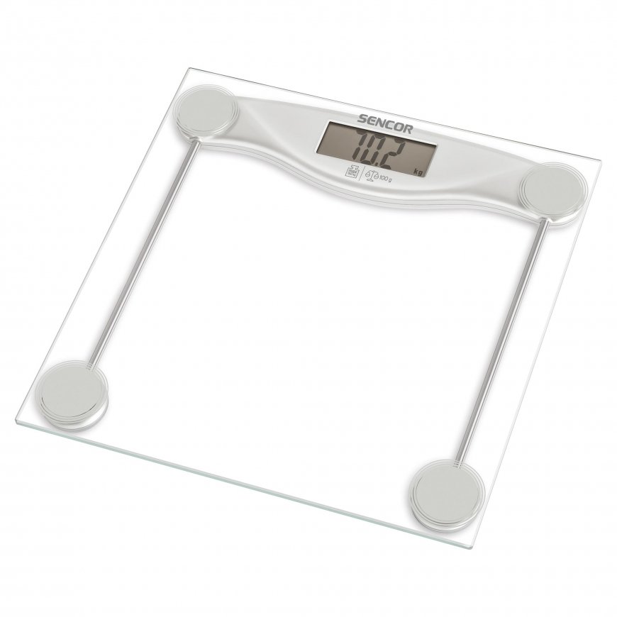 Sencor SBS 113SL personal scale Rectangle Transparent Electronic personal scale