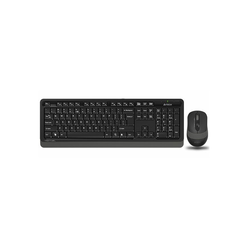 A4Tech Fstyler FG1010 tastatūra Pele iekļauta Birojs RF Bezvadu Melns, Pelēks
