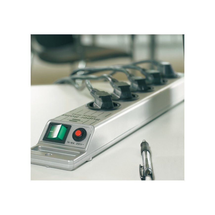 Brennenstuhl 1153344315 surge protector Silver 5 AC outlet(s) 230 V 2.5 m – 2