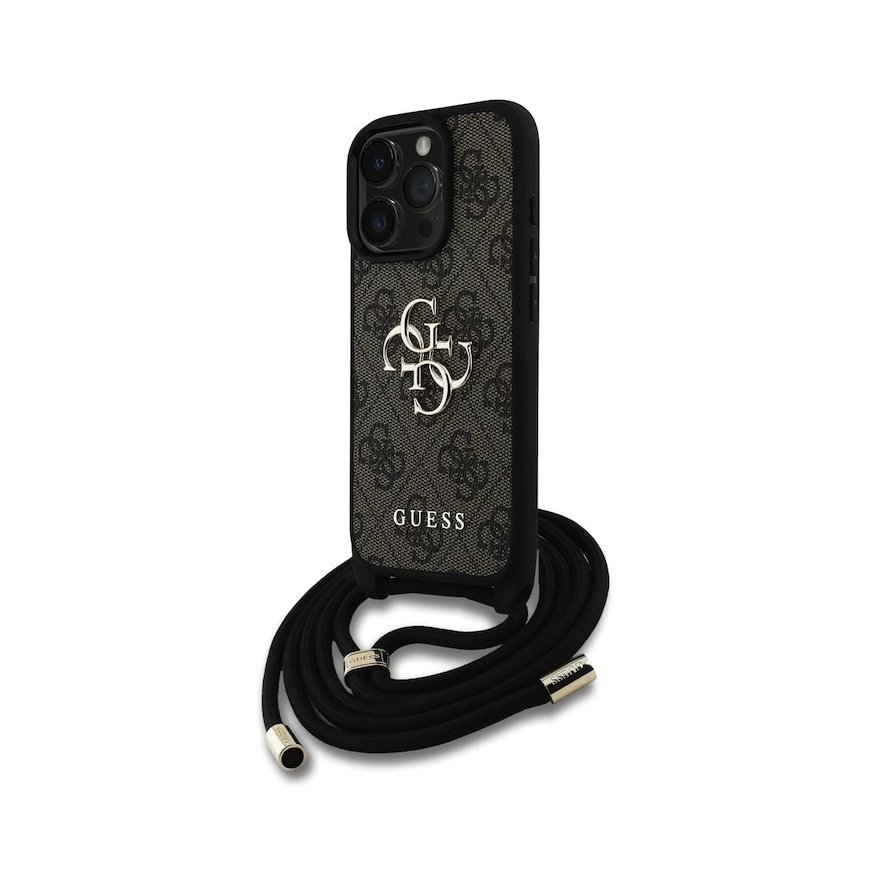 Guess IML 4G Glitter and Triangle Logo MagSafe Case for iPhone 1